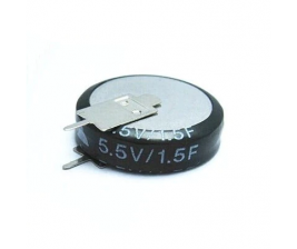 Pin tụ 5.5V 1.5F dòng xả 10C (Siêu tụ Oxit Mangan sạc nhanh, xả nhanh)