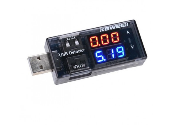 USB đo điện áp và dòng xả 20V 3A USB tester 20V/3A (Chính hãng KEWEISI)